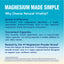 CALM Magnesium Glycinate, 300 mg (per serving), 120 Vegan Capsules