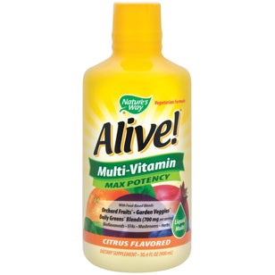 Alive! Multi-Vitamin Liquid (Citrus), 30.4 fl oz (900 mL) Bottle