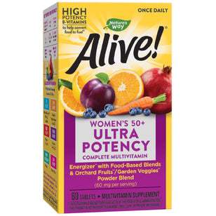 Alive! Once Daily Women's 50+ Multi-Vitamin, 60 Tablets
