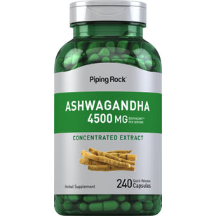 Ashwagandha, 4500 mg (per serving), 240 Quick Release Capsules