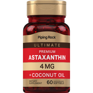 Astaxanthin, 4 mg, 60 Quick Release Softgels