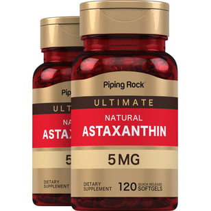 Astaxanthin, 5 mg, 120 Quick Release Softgels, 2 Bottles