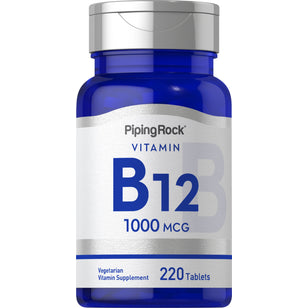 B-12, 1000 mcg, 220 Tablets