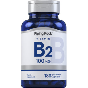 B-2 (Riboflavin), 100 mg, 180 Quick Release Capsules