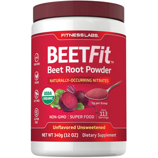 Beet Root Powder (Organic) Beetfit, 340 g (12 oz) Bottle