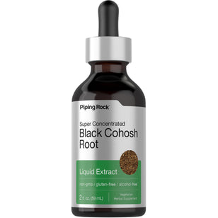Black Cohosh Root Liquid Extract Alcohol Free, 2 fl oz (59 mL) Dropper Bottle