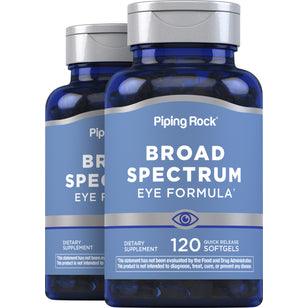 Broad Spectrum Eye Formula, 120 Quick Release Softgels, 2 Bottles