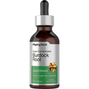 Burdock Root Liquid Extract Alcohol Free, 2 fl oz (59 mL) Dropper Bottle