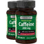 Caffeine 200 mg with Green Tea Extract, 120 Tablets, 2  Bottles