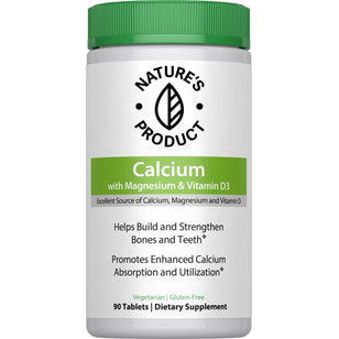 Calcium with Magnesium & Vitamin D3, 90 Tablets