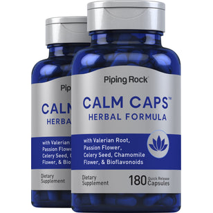 Calm Caps, 180 Quick Release Capsules, 2 Bottles
