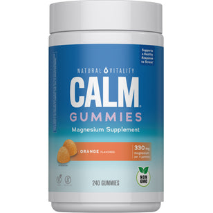 CALM Gummies Orange Flavor, 240 Tasty Gummies