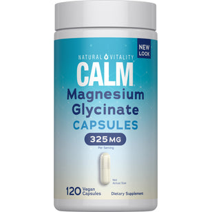 CALM Magnesium Glycinate, 300 mg (per serving), 120 Vegan Capsules