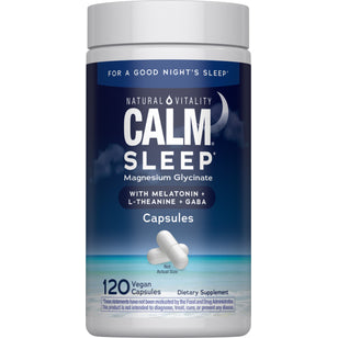 CALM Sleep with Melatonin, 120 Vegan Capsules