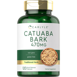 Catuaba Bark, 470 mg, 120 Quick Release Capsules