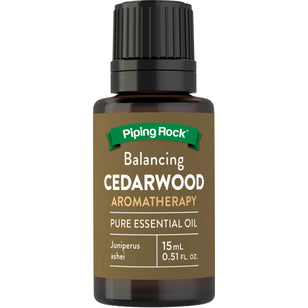 Cedarwood Pure Essential Oil, 1/2 fl oz (15 mL) Dropper Bottle