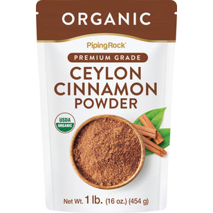 Ceylon Cinnamon Powder (Organic), 1 lb (454 g) Bag