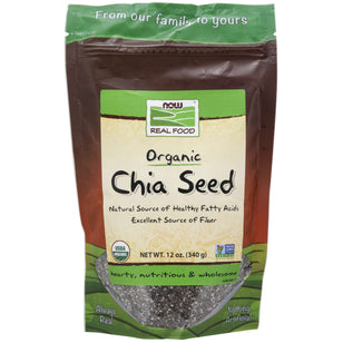 Chia Seeds Black (Organic), 12 oz (340 g) Bag