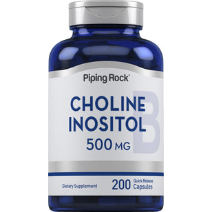 Choline Inositol, 500 mg, 200 Quick Release Capsules