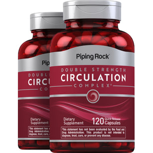 Circulation Complex (Double Strength), 120 Quick Release Capsules, 2 Bottles