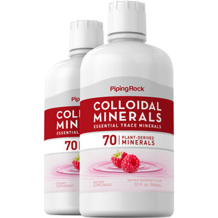 Colloidal Minerals (Raspberry), 32 fl oz (946 mL) Bottles, 2 Bottles