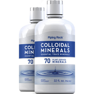 Colloidal Minerals (Unflavored), 32 fl oz (946 mL) Bottles, 2 Bottles
