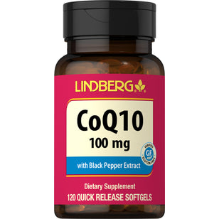 CoQ10, 100 mg, 120 Quick Release Softgels