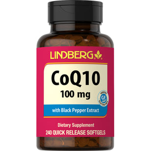 CoQ10, 100 mg, 240 Quick Release Softgels
