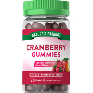 Cranberry (Delicious Cranberry Mango), 30 Gummies