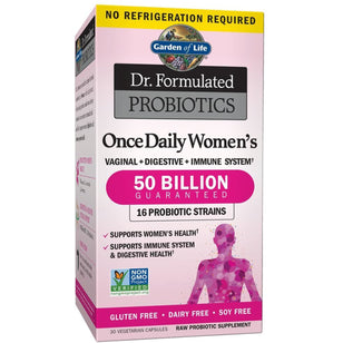 Dr. Formulated Probiotics Once Daily Women's, 50 Billion CFU, 30 Vegetarian Capsules
