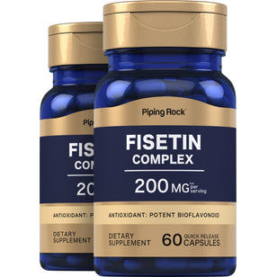 Fisetin Complex, 200 mg (per serving), 60 Quick Release Capsules, 2 Bottles