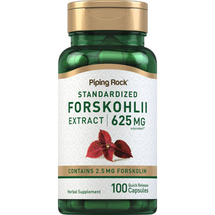 Forskohlii Coleus (Standardized Extract), 625 mg, 100 Quick Release Capsules