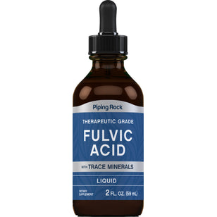 Fulvic Acid with Trace Minerals, 2 fl oz (59 mL) Dropper Bottle