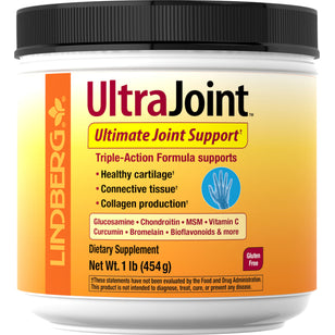 Glucosamine, Chondroitin, Turmeric & MSM Powder UltraJoint, 1 lb (454 g) Bottle