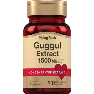 Guggul Extract, 1500 mg (per serving), 90 Quick Release Capsules