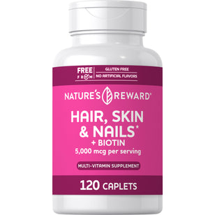 Hair, Skin & Nails, 120 Caplets