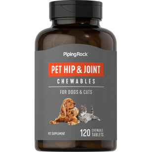 Hip & Joint for Dogs & Cats, 120 Chewable Tablets