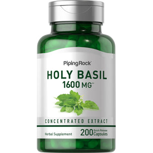 Holy Basil Tulsi, 1600 mg, 200 Quick Release Capsules