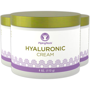 Hyaluronic Cream, 4 oz (113 g) Jar, 3 Jars