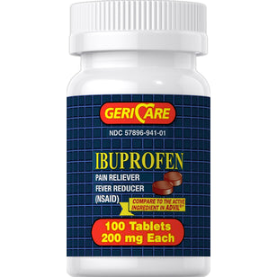 Ibuprofen 200 mg, Compare to Advil , 100 Tablets