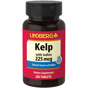 Kelp with Iodine, 225 mcg, 250 Tablets