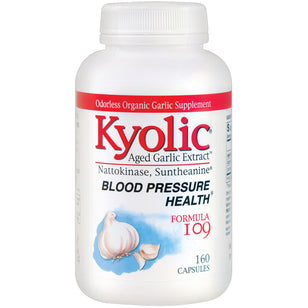Kyolic Aged Garlic (Blood Pressure Health Formula 109), 160 Capsules