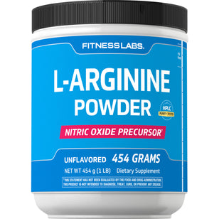 L-Arginine Powder, 3000 mg (per serving), 1 lb (454 g) Bottle