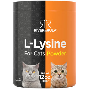 L-Lysine Powder For Cats, 12 oz (340 g) Bottle