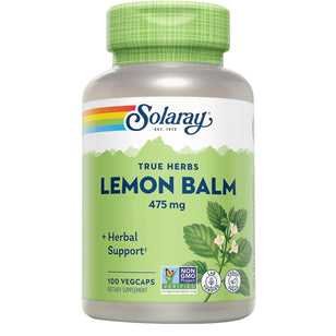 Lemon Balm (Melissa), 475 mg, 100 Vegetarian Capsules