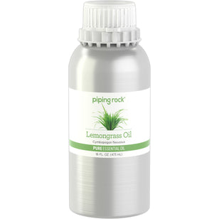 Lemongrass Pure Essential Oil (GC/MS Tested), 16 fl oz (473 mL) Canister