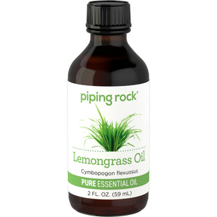 Lemongrass Pure Essential Oil (GC/MS Tested), 2 fl oz (59 mL) Bottle
