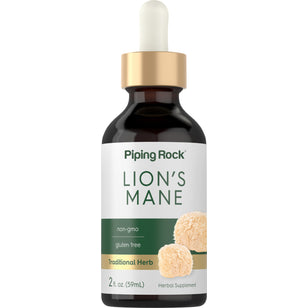 Lion's Mane Liquid Extract, 2 fl oz (59 mL) Dropper Bottle