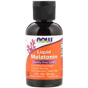 Liquid Melatonin 3mg, 2 fl oz (59 mL) Dropper Bottle