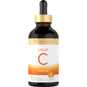 Liquid Vitamin C (Natural Orange), 4 fl oz (118 mL) Dropper Bottle